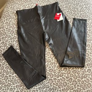 SPANX faux leather leggings